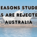 3 Reasons Student Visas are Rejected in Australia